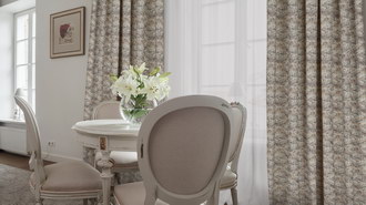 Декоративные шторы готовые Avardi Coord Culla azul