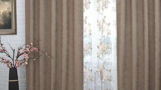 Декоративные шторы готовые Flower Shinil x-pesok