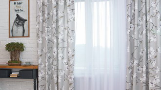 Декоративные шторы готовые Izumi gris